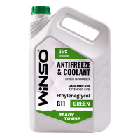 Антифриз Winso Antifreeze & Coolant Green -35°C (зелений) G11, 9кг