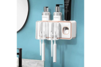 Диспенсер-полка для зубных принадлежностей с 2 стаканами Toothbrush holder 223-54