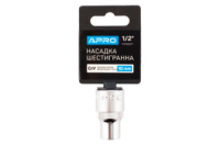 Головка шестигранная Apro 10 мм x 1/2« (252710)