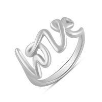 Серебряное кольцо CatalogSilver с без камней, вес изделия 3 гр (2094678) 17 размер