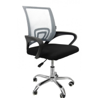 Офісне крісло, поворотний стілець Bonro, сіре