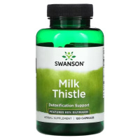 Swanson Milk Thistle - Features 80% Silymarin 120 капсул