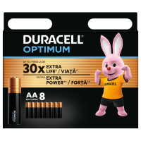 Батарейка Duracell Optimum AA лужні 8 шт. в упаковці (5014726 / 5015601)