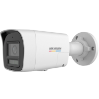 4МП цилиндрическая ColorVu 3,0 видеокамера со звуком и SD картой Hikvision DS-2CD1047G3H-LIUF (2.8мм)