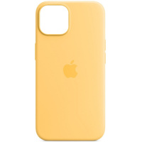 Чохол для Apple iPhone 14 Plus (6.7«») - Silicone case (AAA) full with Magsafe Жовтий / Sunglow - купити в SmartEra.ua