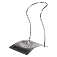 Подставка под половник лопаточку или ложку 12×10.5×17 см из нержавеющей стали Серебро HP-19-15-Y