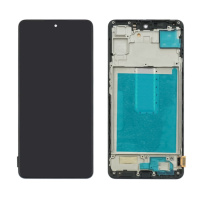 Дисплей для Samsung M546 Galaxy M54 (5G) (2023) с чёрным тачскрином и корпусной рамкой OLED