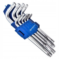 Набор ключей TORX Г-обр. с отверстием 9ед. СТАНДАРТ TKS0901