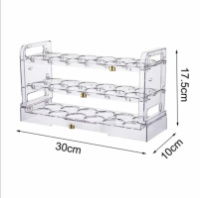 Органайзер для зберігання яєць прозорий