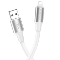 Кабель Borofone BX82 USB to Lightning 1m white