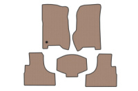 Резиновые Коврики Carsuit (Бежевые) для Jeep Cherokee/Liberty 2002-2007 гг