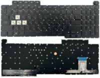 Клавіатура для ноутбука Asus ROG Strix G17 G713Q G713I G713P G713R Прямий Enter підсвітка RGB Original PRC (0KNR0-681FUS00)