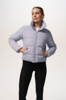 Пуховик укорочений жіночий «Bubble» блакитний (1868555982)