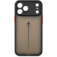 Чохол DM Plane Camera Cover для Apple iPhone 17 Pro Max Matte Black