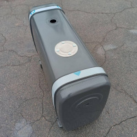 Гідробак сталевий закабінний, низький 190 л