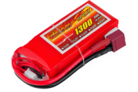 Аккумулятор для радиоуправляемой модели Dinogy Li-Pol 1300 мАч 11.1 В 75x35x22 мм T-Plug 30C