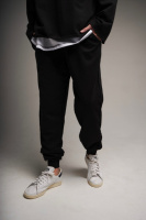 Рвані оверсайз штани Dud чорні RD445