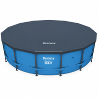 Bestway 58036 (305 см) тент для круглого каркасного басейну, захисне накриття ПВХ