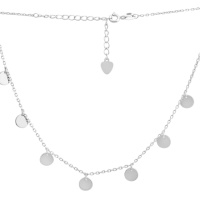 Серебряное колье CatalogSilver с без камней, вес изделия 3,25 гр (2134473) 450500 размер