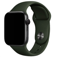 Силіконовий ремінець для Apple watch 42mm/44mm/45mm/49mm, Зелений / Clover - купити в SmartEra.ua