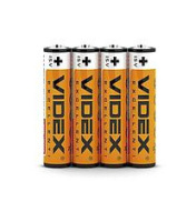 Батарейки Videx - Super Heavy Duty ААА R03, 1.5V, 4/60/1440 шт.