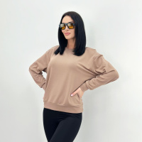 Базовий світшот з двонитки «Kaplan» оптом | Батал