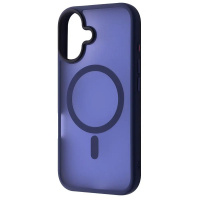 Чохол WAVE Matte Insane Case with Magnetic Ring для iPhone 16 Midnight Blue
