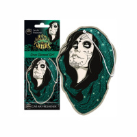 Ароматизатор Aroma Car Cellulose Dia De Los Muertos - Diamond Girl Green сухий