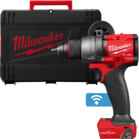 Дриль-шуруповерт з ударом акумуляторний безщітковий MILWAUKEE, M18 ONEPD3-0X, 158Нм (каркас, кліпса для ременя, бічна ручка, HDк