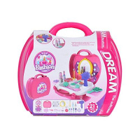 Toysz 21 Pieces Dream The Suitcase Модный набор для макияжа Play Set - Розовый