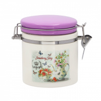 Банка керамическая с замком 500 мл «Клубничная история» ZF 1376 SS