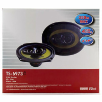 Автомобільні колонки TS-6973B, 2-смугова коаксіальна акустика, 350 Вт, 6×9«