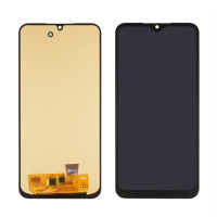 Дисплей для Samsung A256 Galaxy A25 (2023) с чёрным тачскрином (с широким ободком) OLED