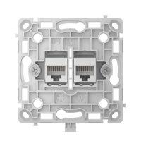 Механизм для розетки Ajax OutletCore (LAN) White