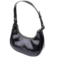 Лакированная женская сумка на плечо из экокожи Vintage sale_15150 Черный