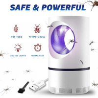 Уничтожитель комаров и насекомых Mosquito Killer 360 (БОЛЬШОЙ) лампа ловушка от USB