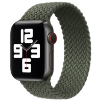 Ремінець Braided Solo Loop (AAA) для Apple watch 38/40/41 mm (Series SE/7/6/5/4/3/2/1) 155mm (Зелений) - купити в SmartEra.ua