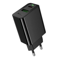 Сетевое зарядное устройство Hoco CS95A USB/ Type-C PD 30W QC black