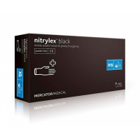 Перчатки нитриловые Nitrylex black (Нитрилекс черный) S