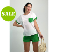 Стильний костюм з шортами «Florence» оптом | Розпродаж моделі