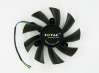 Вентилятор кулер Everflow T129215SH 4-pin для видеокарт ASUS ZOTAC GTX1060 mini 6G / 3G