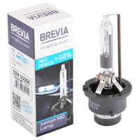Ксенонова лампа Brevia D2R +50%, 5500K, 85V, 35W PK32d-3, 1шт 85225MP