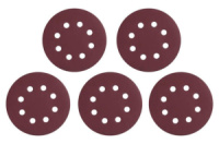 Круг шлифовальный на липучке Intertool 125 мм × Р320 с отверстиями (5 шт.) (BT-0592)