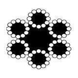 Канат стальной оц. 6.0 мм ИСО 2408