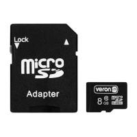 Карта пам'яті Veron microSDHC 8GB UHS-I + SD-адаптер