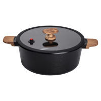 Каструля алюмінієва MGC із антипригарним покриттям 5 л, чорний