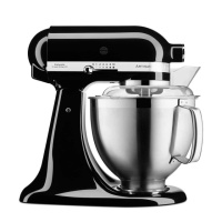 Миксер планетарный настольный KitchenAid Artisan 5KSM185PSEOB чаша 4.8л, с двумя чашами, черный