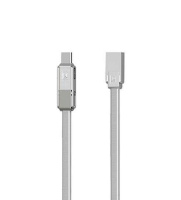 Combo 3-in-1 кабель Lightning/microUSB/Type-C USB, 1м silver Gplex RC-070th Remax 370102