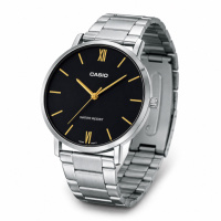 Чоловічий годинник Casio MTP-VT01D-1B – Класична модель з мінеральним склом та сталевим браслетом
