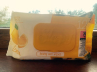 Вологі серветки Sleepy з клапаном Лимон, 120 шт